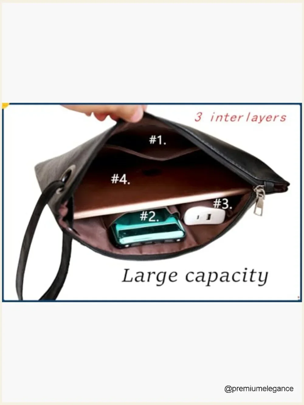 Clutch Purse for Women Evening Bag PU Leather Wristlet Designer Trendy Wedding